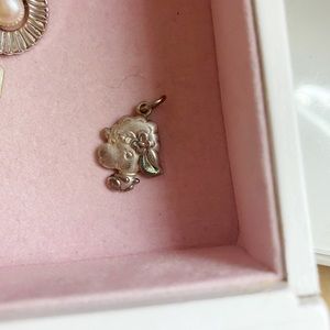 Sterling silver lamb charm